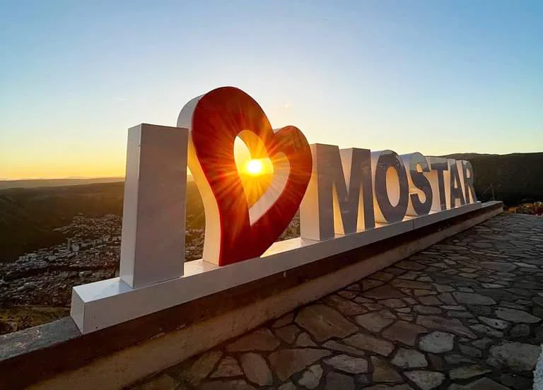 Parcela sa panoramskim pogledom na Mostar