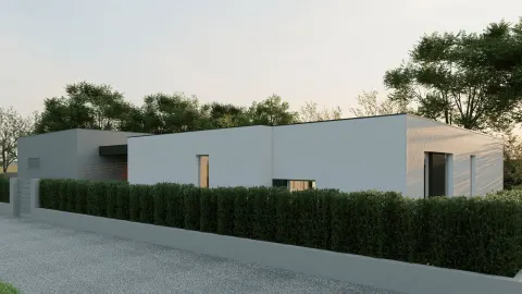 Parcela sa započetom gradnjom moderne vile sa bazenom i garažom 5